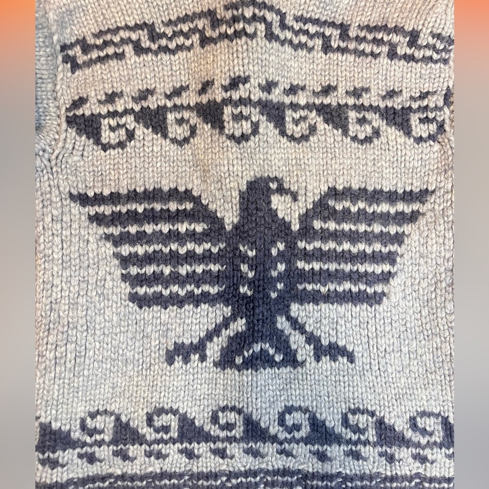 Filson vintage like Ketchikan sweater blue thunderbird - Picture 9 of 11